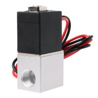 [HOT] GXMA 1/4 quot; DC 12V 2 Way Normally Closed Pneumatic Aluminum Electric Solenoid Air Valve