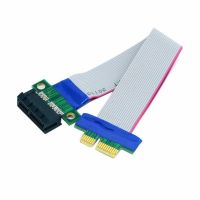 Pci Expres X1 Pci E ไรเซอร์การ์ด Extender สายต่อขยายไร้คนขับยืดหยุ่นช่องเสียบสายเคเบิลย้ายสายเคเบิลสำหรับ Miner Bitcoin