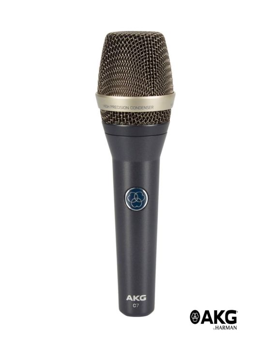 akg-c7-condenser-vocal-mic-ไมค์ร้อง-ไมค์คอนเดนเซอร์-รับเสียงแบบ-supercardioid-ความถี่-20hz-20khz-แถมฟรีกระเป๋าไมค์-amp-ตัวจับไมค์