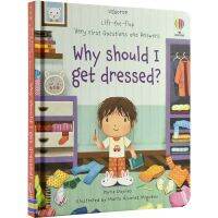 Usborne Lift-The-Flap Why Should I Get Dressed? Eusborne, why should I put on my clothes? Childrens reading encyclopedia conduct habit management English original imported books