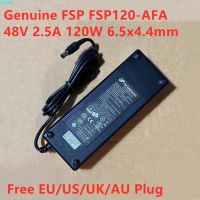 ของแท้48โวลต์2.5A 120วัตต์ FSP FSP120-AFA แหล่งจ่ายไฟ AC อะแดปเตอร์สำหรับ Dahua ฮาร์ดดิสก์ที่บันทึกวิดิโอเอ็นวีอาร์การตรวจสอบโฮสต์ที่ชาร์จ POE