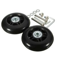 1 Pair Luggage Spinner Wheels Silent Trolley Suitcase Universal Wheel Suitcase Rubber Swivel Caster Wheels Repair Kits