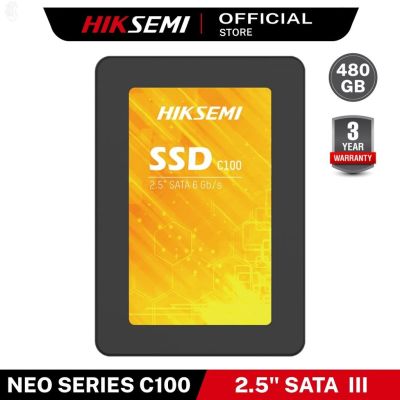 ลด 50% (พร้อมส่ง)HIKSEMI NEO SERIES SSD C100 480GB 3D NAND SATA III UP TO READ 550MB/s WRITE 470MB/s WARRANTY 3 YEARS(ขายดี)