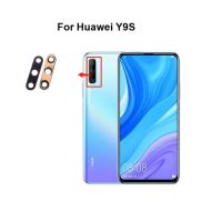 Huawei เลนส์กล้องถ่ายรูปสำหรับหลังใหม่ Y8S Y9S Y6S Y8P Y6P Y5P Y7P Y7A Y9A เลนส์กระจกกล้องถ่ายรูปด้านหลัง2020พร้อมสติกเกอร์กาว2019 2021