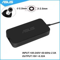 Wlk 19V 6.32A 120W 5.5*2.5เครื่องชาร์จแล็ปท็อปมม. เพาเวอร์อะแดปเตอร์สำหรับ Asus PA-1121-28 ADP-120RH B A15-120P1A N750 ASUS N500 N53S N55สายไฟและอะแดปเตอร์ FX50J