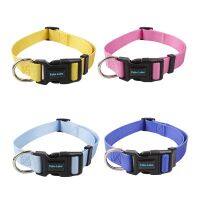 Dogs Collar Gradient Adjustable DRing Luxury Collars New Walking Dog Chest Pets Supplies