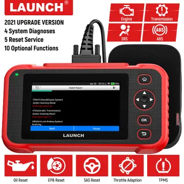 LAUNCH CRP129I-OBD2 Scanner ABS/SRS/Engine/Transmission Diagnoses with 15  Reset Throttle Matching/Oil/EPB/SAS/TPMS【Lifetime Free Update】Check Engine  Code Reader 