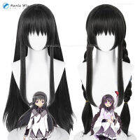 อะนิเมะสาว magoka เมจิกคอสเพลย์ Akemi Homura คอสเพลย์วิกผมสีดำวิกผมทนความร้อนผมผู้หญิงบทบาทเล่นวิกผมวิกผมนกอินทรี