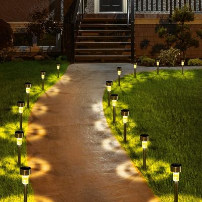 Solar Led Light Outdoor Exterior Garden Decoration Sunlight Lamp Street Lighting for Home Villa Grass Floor Lights