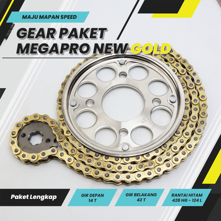 Gear set CB150R 14T/42T44T45T46T GIR PAKET CB150R OLD/NEW MEGAPRO