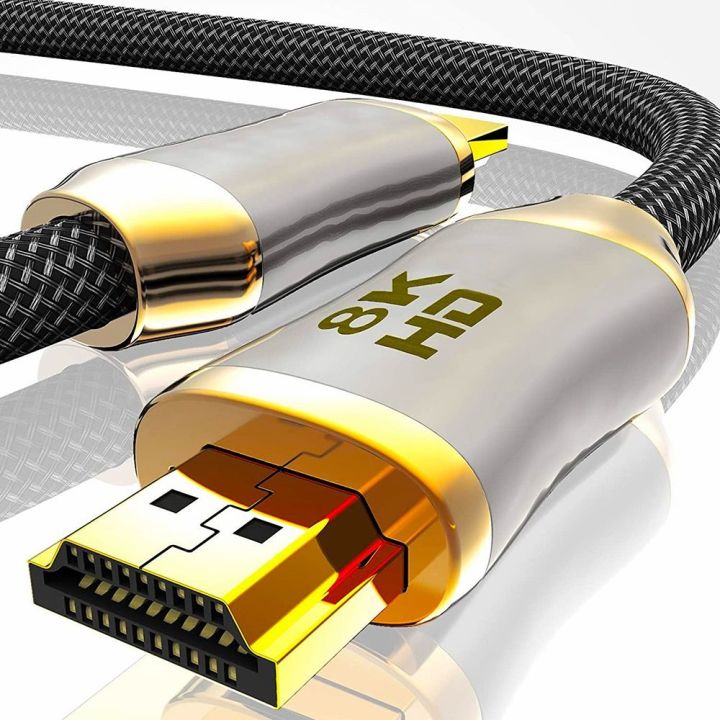 Premium HDTV Gold Plated 48Gbps 8K 60HZ 4K 120HZ HDMI-compatible 2.1 Cable  Digital Cord HDR 5M 