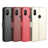 สำหรับ Redmi Note 6 Pro เคสป้องกันแบบเต็มรูปแบบเคสฝาครอบกระเป๋าแม่เหล็กช่องเสียบบัตรเคสแบบฝาพับที่วางกันกระแทก