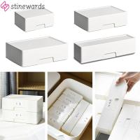 STINEWARDS 1/2pcs Dirt-proof Compartment Classification Desktop Storage Bin Divide Drawer Organizer Drawers Storage Box Cosmetics Tray Divider