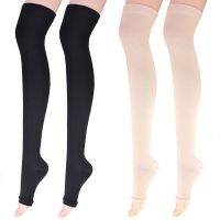 【YD】 Toe Over Knee Compression Stockings Varicose Veins Stocking Brace Wrap Shaping 18-21mm