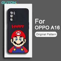 Guyon ซิลิโคนเหลว A54S A16E A16S A16 OPPO เคสนิ่มลายดีไซน์ใหม่ดั้งเดิม