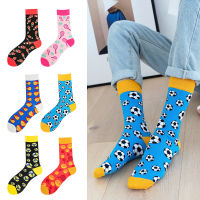 Fashion Colorful Socks Men Soccer Volleyball Badminton Tennis Basketball Hip Hop Street Trend Skateboard Cycle Socks Female