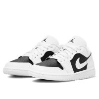 [HOT] Original✅ NK* Ar J0dn 1 Low Black And White Panda Men And Women Sports Basketball Shoes Couple Skateboard Shoes {Limited time offer}