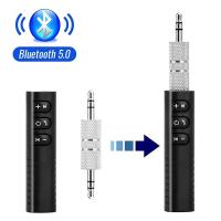 Car Wireless Bluetooth Receiver Adapter 3.5mm Jack For Car Music MP3 Audio Aux A2dp Headphone Bluetooth Reciever Handsfree calls