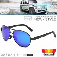 Polarized แว่นกันแดด แฟชั่น รุ่น P 7515 แว่นตา ทรงสปอร์ต วัสดุ Stainless ( เลนส์โพลาไรซ์ ) กรอบแว่นกันแดด แว่นตากันแดด กันแสง ขาสปริง