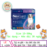 NEXGARD SPECTRA Thuốc trị ve ghẻ bọ chét demodex tẩy giun cho chó