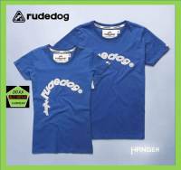 Rudedog เสื้อคอกลม ชาย หญิง  รุ่น hanger  สีดีฟซี