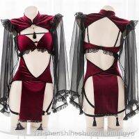 【hot】✹✑  Punk Gothic for Maid Evil Demon Sleepwear Set Costumes