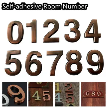Buy 1 Sheet of Number Sticker Adhesive Numbers Decals Number Stickers 0-9 Large  Number Stickers for Trash Can Mailbox Online