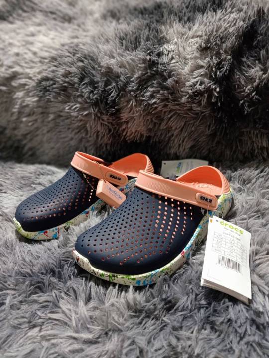 crocs-literide-clog-สินค้าใหม่-ขายดี-ชนช้อป-สีใหม่พร้อมส่ง-รองเท้าแตะ-รองเท้ารัดส้น-หญิง-รองเท้าทรงหัวโต