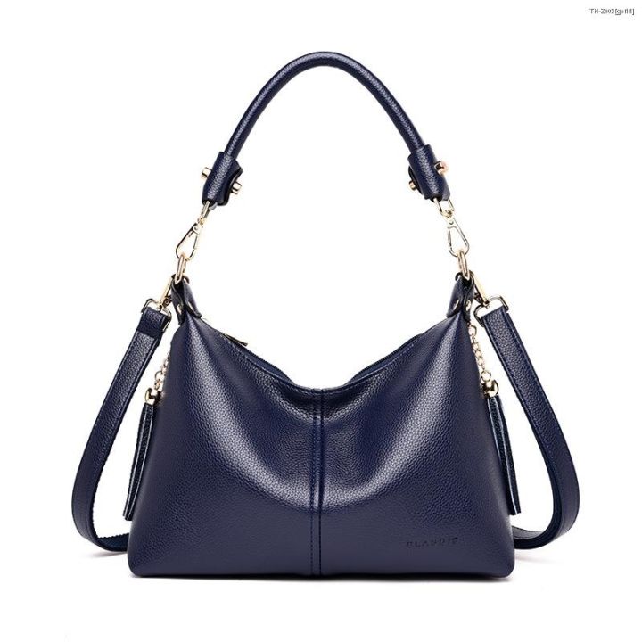 handbag-branded-กระเป๋าผู้หญิง-2023-ใหม่พู่หนังนุ่มวัยกลางคนกระเป๋าแม่รุ่นเกาหลีกระเป๋าสะพายข้างเดียวกระเป๋าสะพายข้างแฟชั่นกระเป๋าถืออินเทรนด์