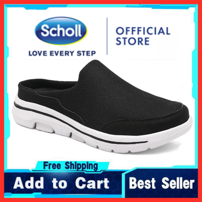 Scholl รองเท้าผู้หญิง รองเท้าผ้าใบ Scholl รองเท้าผู้หญิง รองเท้าผ้าใบ Scholl รองเท้าแตะ Scholl รองเท้าไม่มีส้น Scholl ขนาดใหญ่ครึ่งรองเท้าแตะ รองเท้าแตะฤดูร้อนแบนผู้หญิงรองเท้ากีฬาลำลองรองเท้าแตะกีฬาผู้หญิง