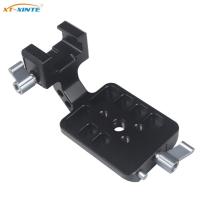 NATO Rail Clamp Mounting Plate with Cold Shoe Mount 1/4 3/8 Adapter for DJI RS2 RSC2 RS3 Pro RS3 Gimbal Monitor Video Light Mic