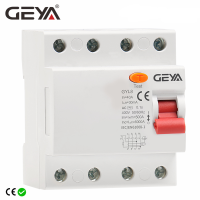 จัดส่งฟรี GEYA GYL8 3เฟส N RCD แม่เหล็กไฟฟ้าที่แตกต่างกัน B Reaker ความปลอดภัยสวิทช์4จุด25A 40A 63A กับ CE CB ได้รับการอนุมัติ