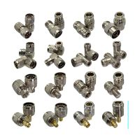 1pcs Adapter N to N / SMA / F TV Male plug &amp; Female jack RF Coaxial Connector Right angle / Straight Wire Terminals Electrical Connectors