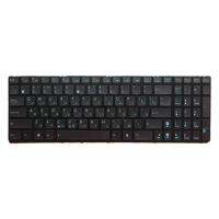 Kaneed Ru Keyboard สำหรับรุ่น ASUS K52 K53S X61 N61 G60 G51 MP-09Q33SU-528 v111462as1 0kn--e02 ru02 04gnv32kru00-2 v111462as1 (สีดำ)