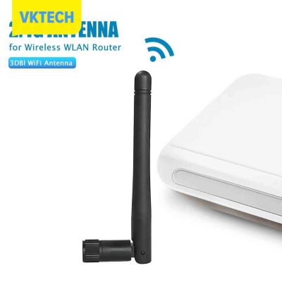 [Vktech] คู่2.4GHz 3DBI WiFi SMA ชาย Dual Band Aerial สำหรับ Wireless WLAN Adapters