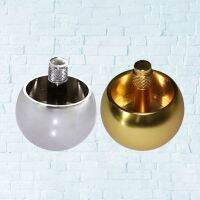 2pcs Metal Over Toys Stainless Steel Mushroom Gyro Automatic Over Gyro Fingertip Kids Favor Gifts ( Silver Golden )