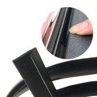 【☼】 hhu09 4M Windows Edge Repair Strip V แถบปิดผนึกยางตัดกระจกยึดเพื่อป้องกันเสียงรบกวนผิดปกติ