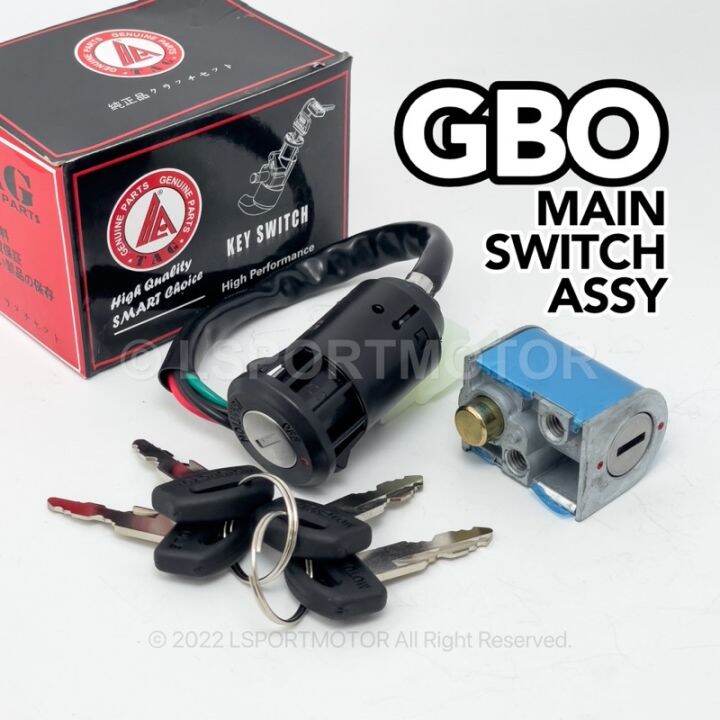 HONDA GBO MAIN SWITCH ASSY (TAG) IGNITION SWITCH KEY LOCK STARTER SWITCH SEAT LOCK SWITCH Lazada