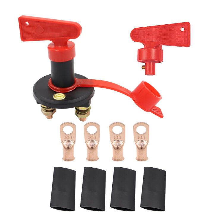 Battery Disconnect Switch, DC 12V 24V Battery Master Isolator Cut Off