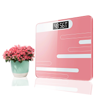 Electronic Scale Kitchen Bathroom Electronic Scale Fashion Tempered Glass Electronic Scale LCD Display