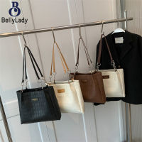 Women Stylish Pu Leather Tote Bag Large Capacity Simple Shoulder Bag With Magnetic Buckle For Shopping【fast】