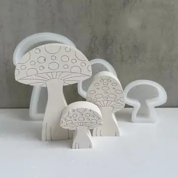 3D Mushroom Silicone Mold Mushroom Resin Mold Mushroom Epoxy Resin
