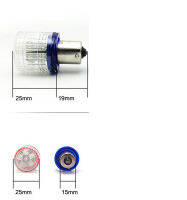 B15S 5วัตต์110โวลต์220โวลต์ LED เครื่องติดต่อเดียวเครื่องมือปลุกตัวบ่งชี้โคมไฟ B15สีเหลืองสีขาวสีฟ้าสีเขียวสีแดงหลอดไฟ10ชิ้น