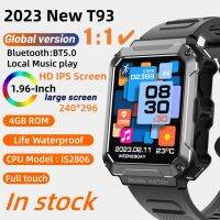 2023 ใหม่ T93 MP3 + TWS + สมาร์ทวอทช์ 3-in-1 หน้าจอ IPS HD ขนาด 1.96 นิ้ว Bluetooth 400mAh IP67 กันน้ำ Super Long Endurance Smartwatch