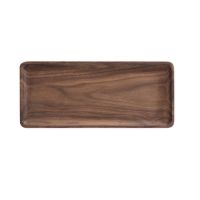 1 Pcs Walnut Serving Tray Solid Wood Small Tray Rectangle Platter Bathroom Tray Dinner Tray Tea Tray Coffee Tray