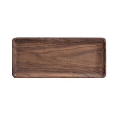 1 Pcs Walnut Serving Tray Solid Wood Small Tray Dinner Tray Tea Tray Coffee Tray