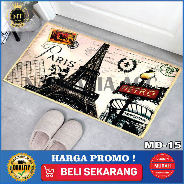 Promo Keset Lantai Motif Premium Quality Uk X Cm Keset Anti Slip Keset Lantai Murah