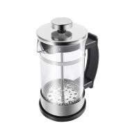 Coffee Maker Pot, Stainless Steel Glass Coffee Pot French Press Filter Pot Household Tea Maker,Suitable for Making Tea