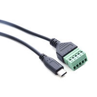 【COOL】 al rehman trader. ขั้วต่อสกรู5พิน USB ชายชนิด C พร้อมสายปลั๊กตัวแปลงขั้วป้องกัน