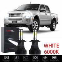 หลอดไฟหน้า 6000K สีขาว สําหรับ Dmax 1st Gen ปี 2005-2013 2 ชิ้น Accessories